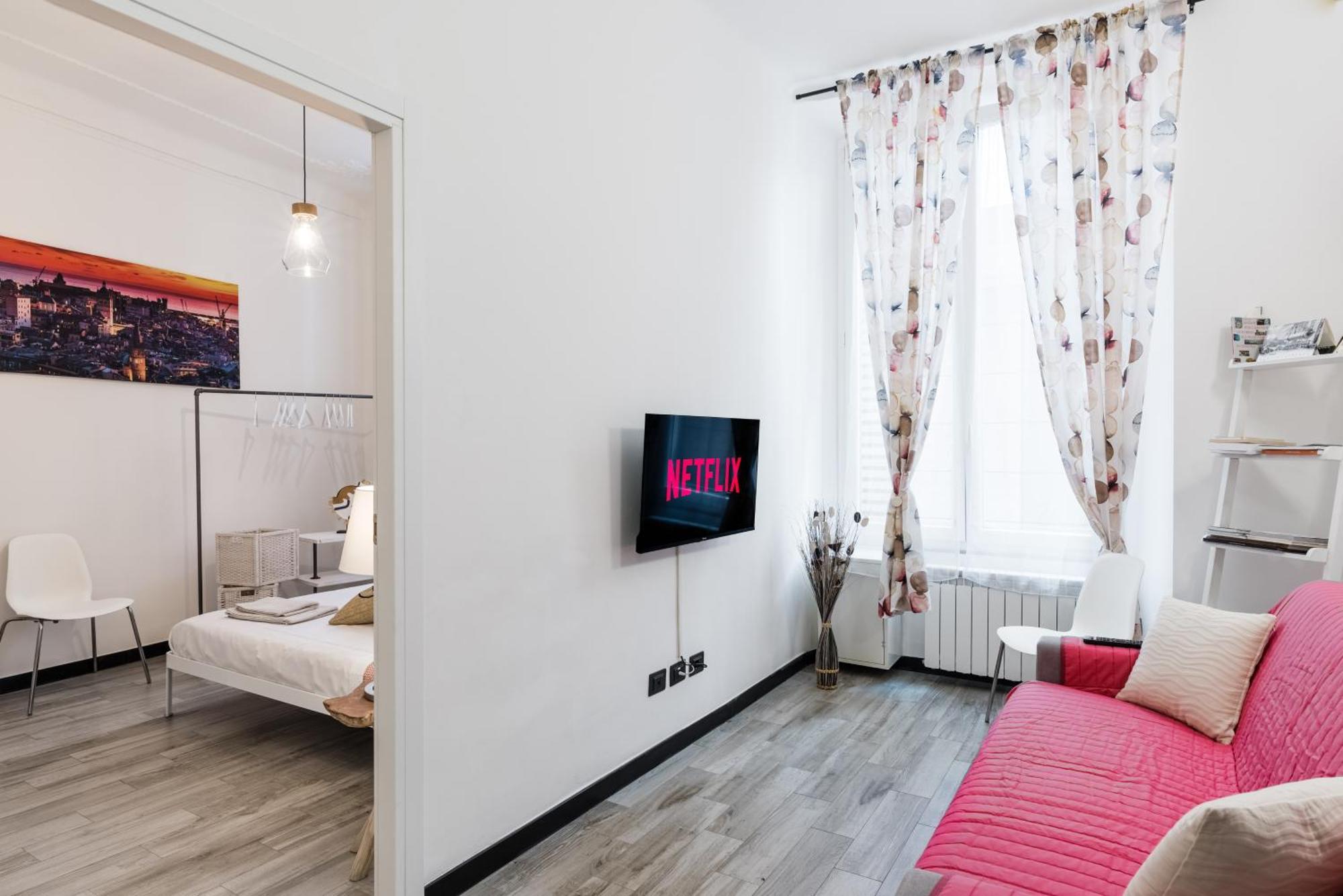 Acquario 5 Minuti, 1Br , Free A-C, Wifi & Netflix "City Center" By Tilo ジェノヴァ エクステリア 写真