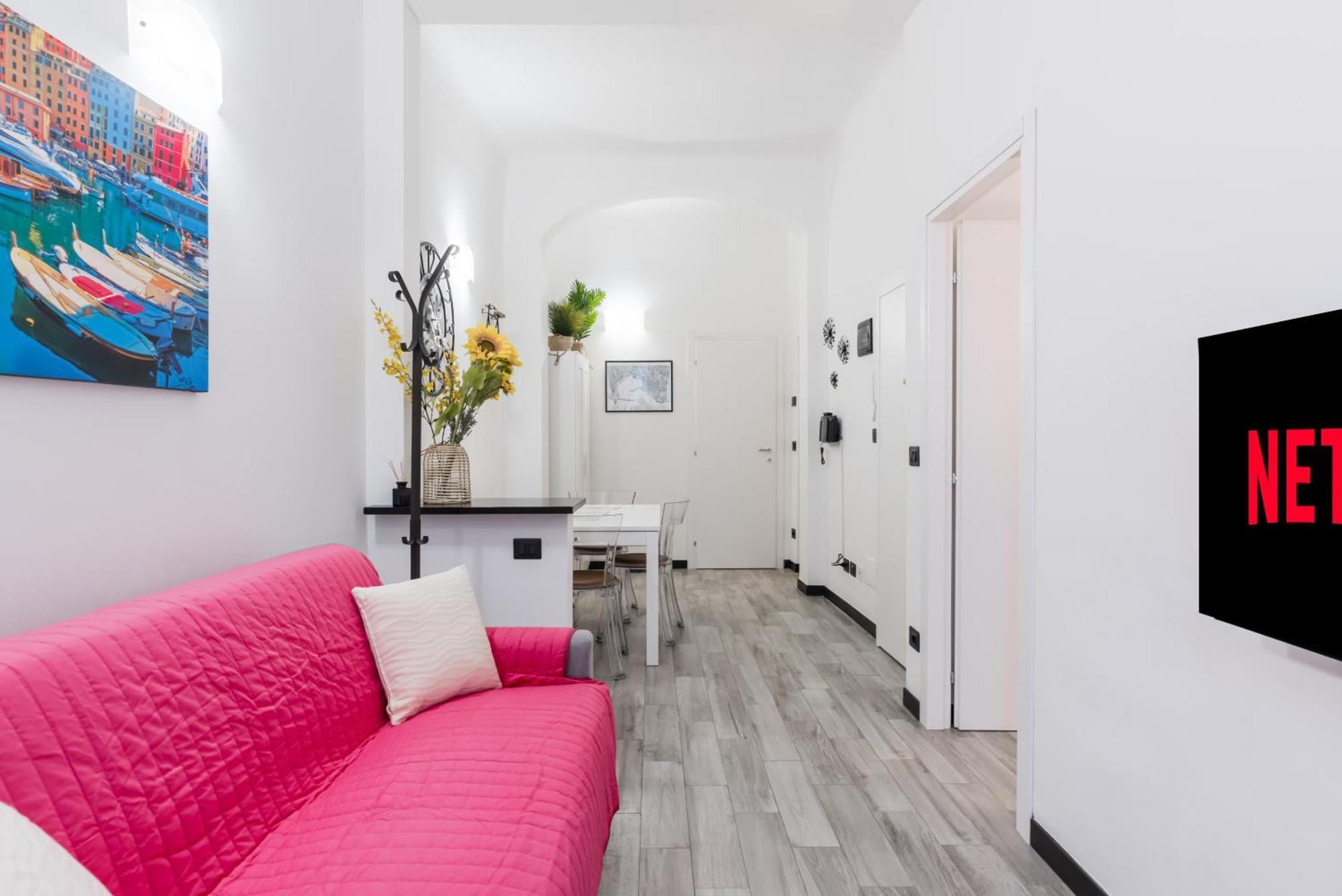 Acquario 5 Minuti, 1Br , Free A-C, Wifi & Netflix "City Center" By Tilo ジェノヴァ エクステリア 写真